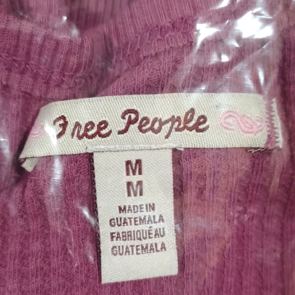 NWT $78 Free People Santa Clara Thermal Small (will fit Medium) - Picture 5 of 7